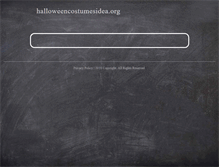 Tablet Screenshot of halloweencostumesidea.org
